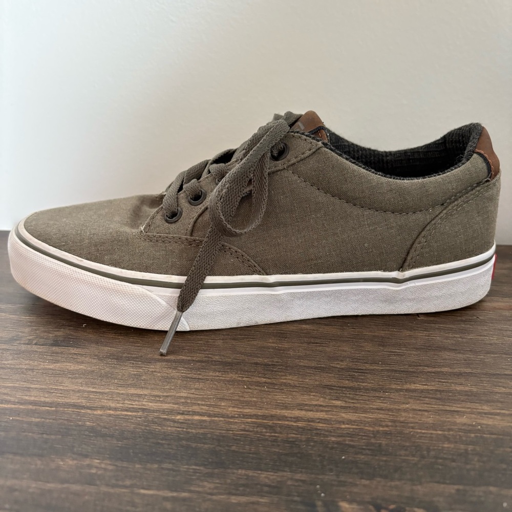 Vans Men's Olive Green Ortholyte Lace Up Shoes - Picture 7 of 11
